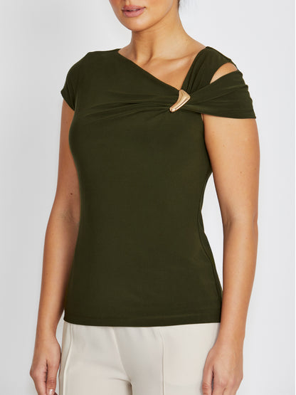 Cartia Olive Top