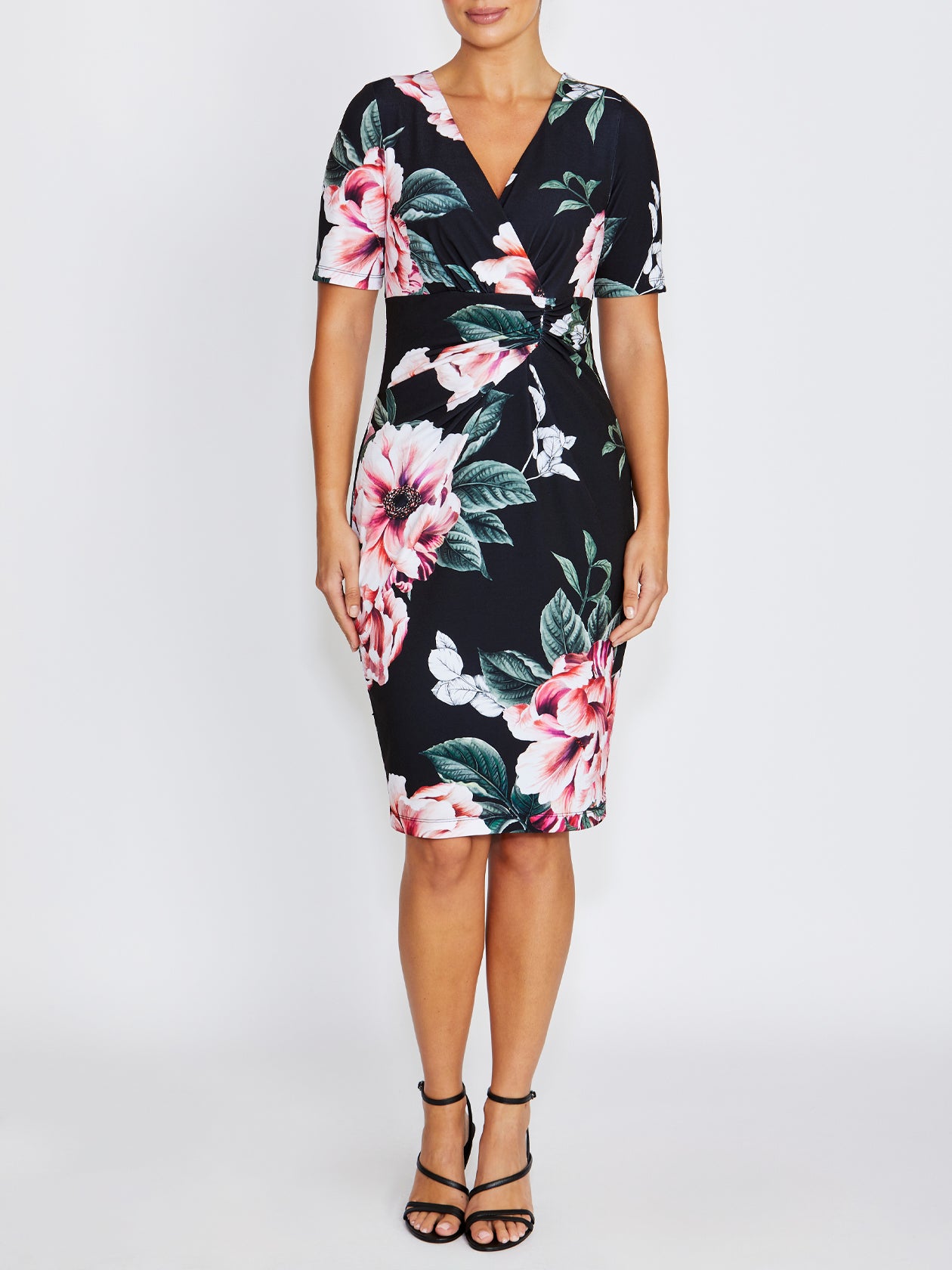 Emelynn Floral Jersey Dress