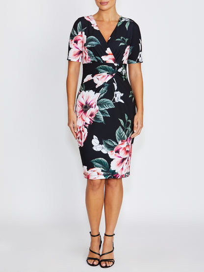 Emelynn Floral Jersey Dress