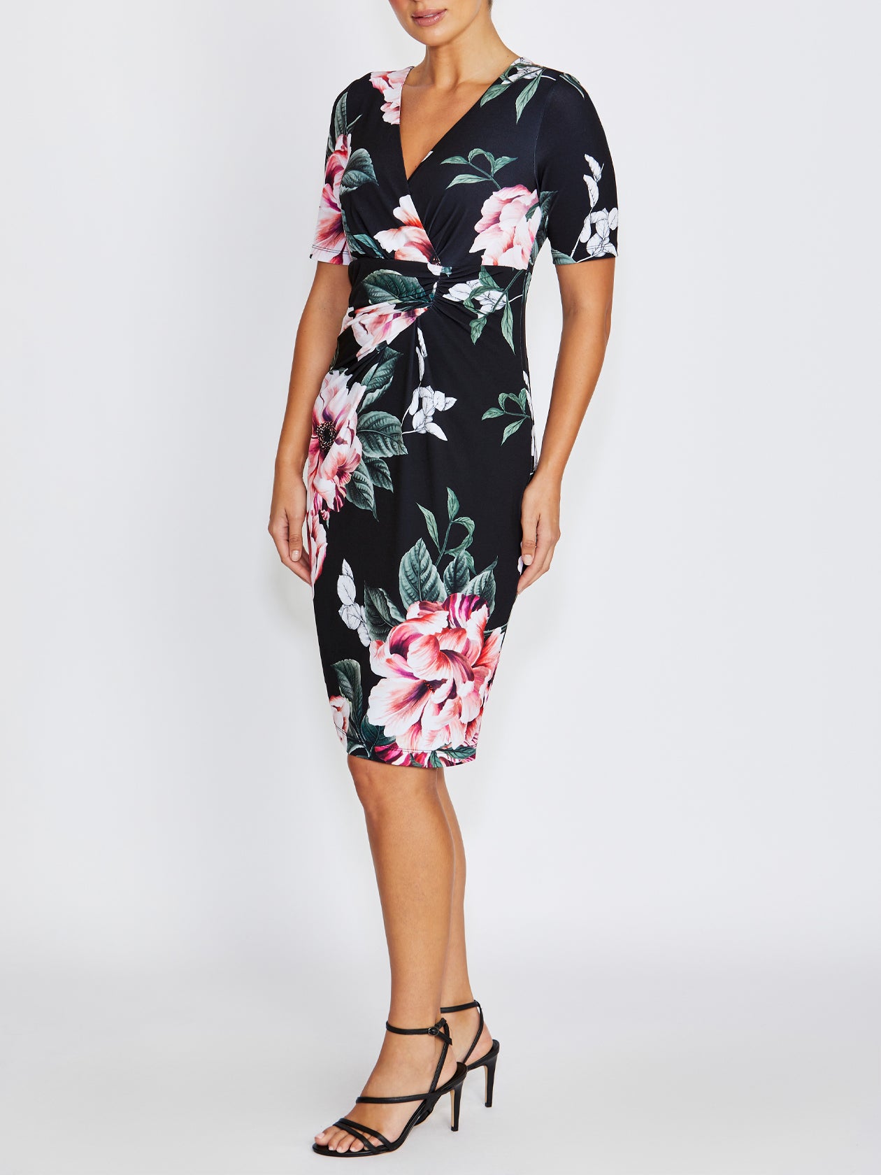 Emelynn Floral Jersey Dress