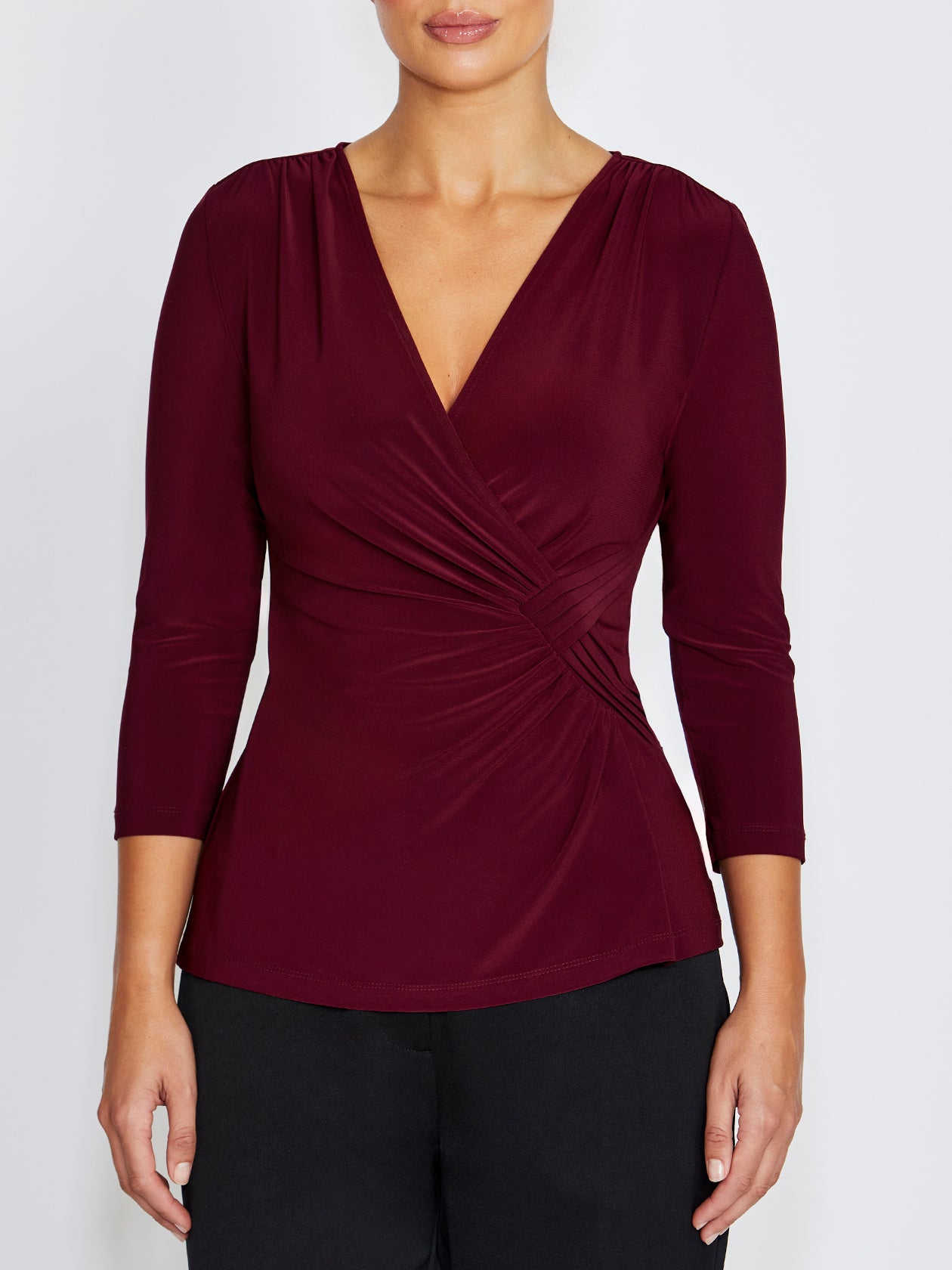 Como Wine Jersey Top