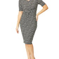 Verona Black Geo Jersey Dress