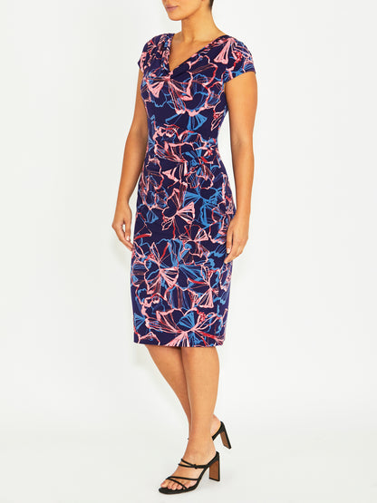 Aurora Blue Opal Jersey Dress