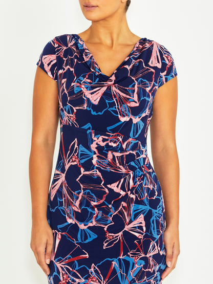 Aurora Blue Opal Jersey Dress