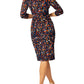 Celia Printed Jersey Dress