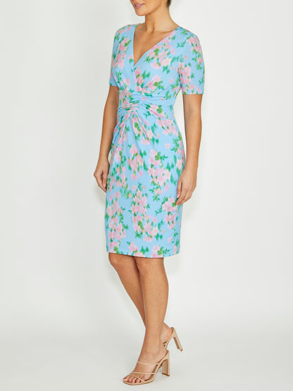 Emelynn Floral Haze Jersey Dress