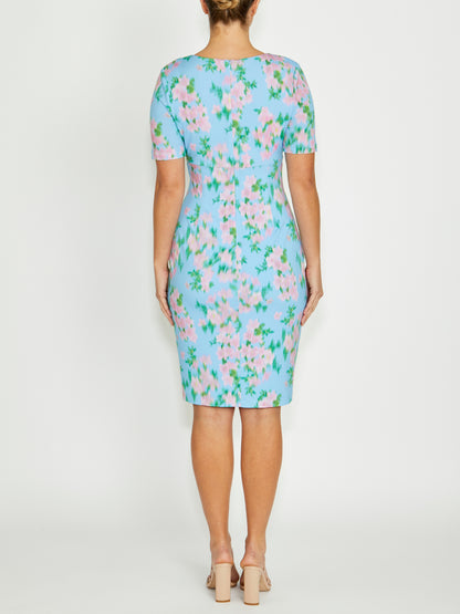 Emelynn Floral Haze Jersey Dress