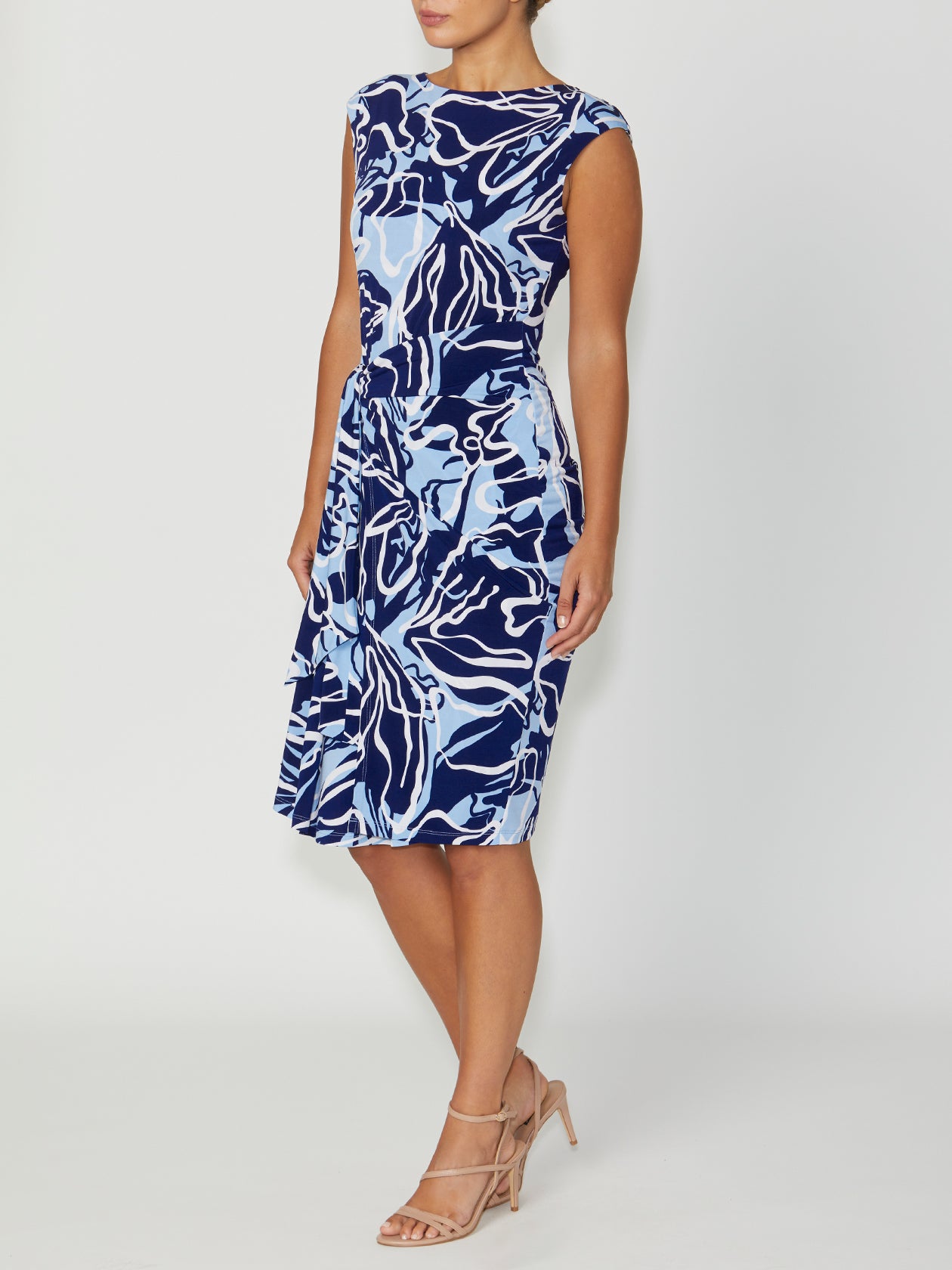 Women's Jersey Dress in Blue | Loren