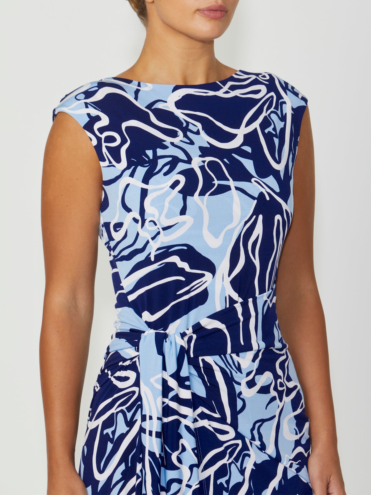 Women's Jersey Dress in Blue | Loren