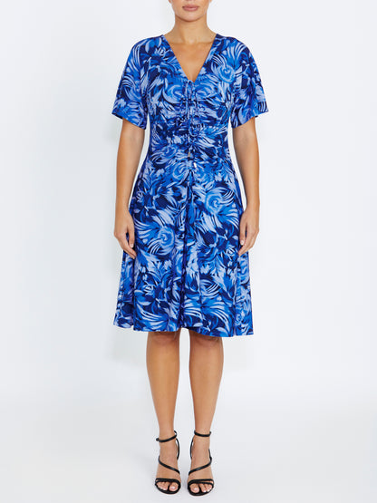 Shelly Blue Jersey Dress