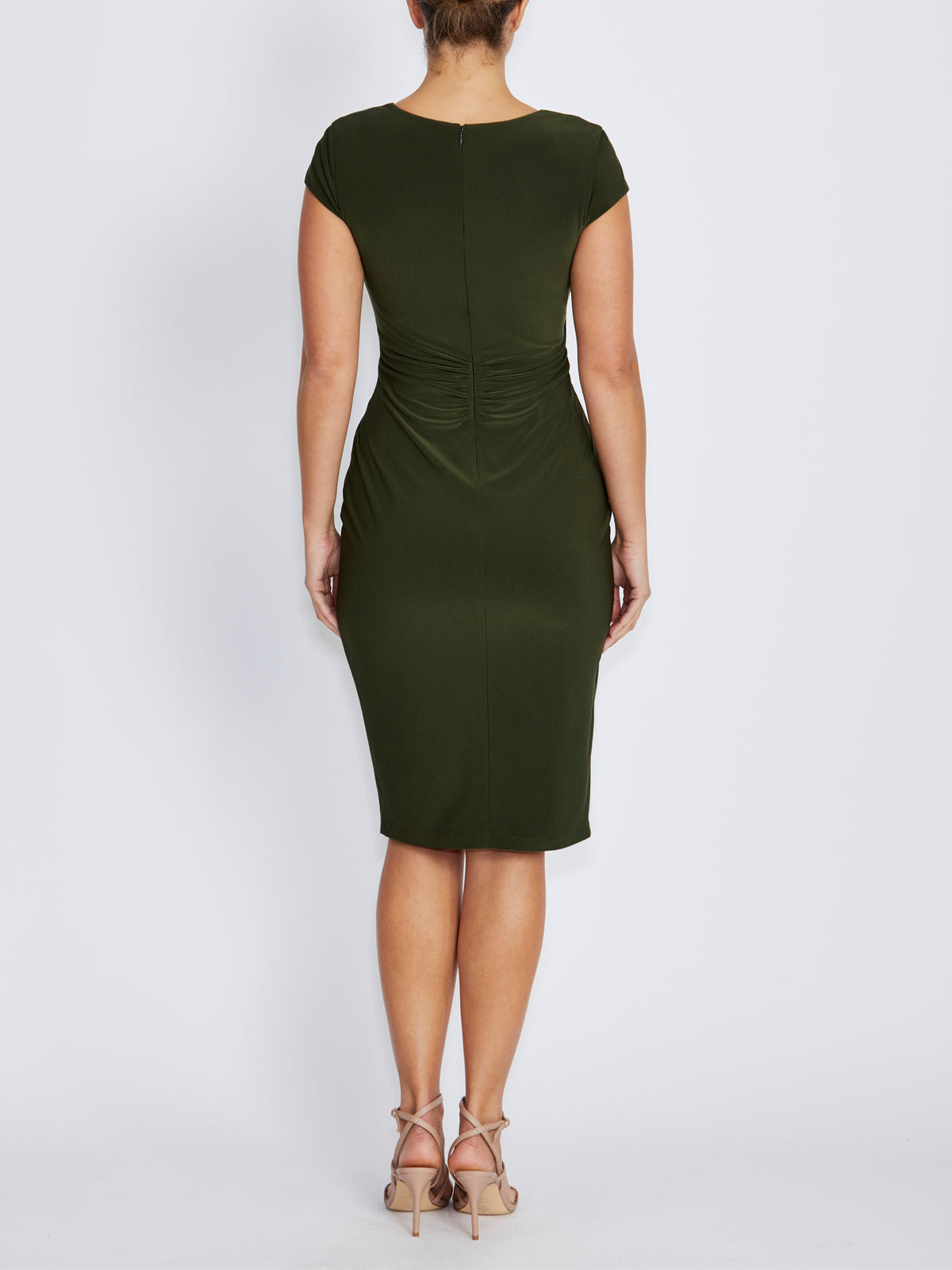 Myrah Olive Dress