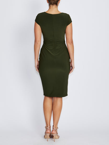 Myrah Olive Dress