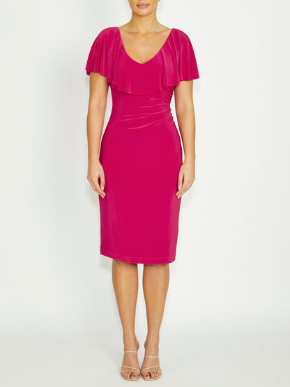 Marisa Cerise Jersey Dress