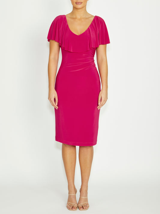 Marisa Cerise Jersey Dress