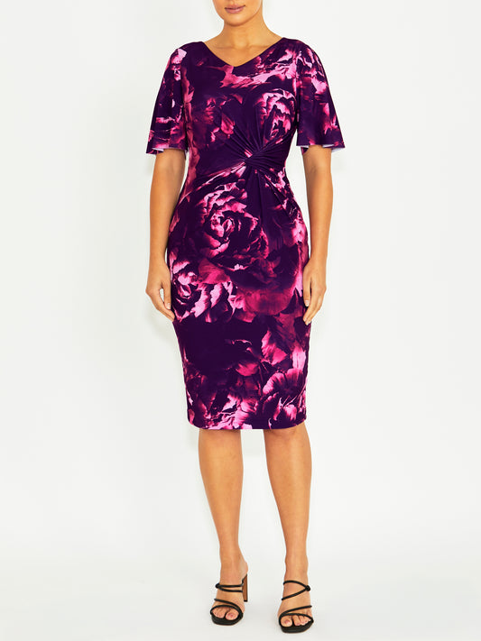 Verai Fuchsia Rose Jersey Dress