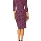 Verona Berry Confetti Jersey Dress