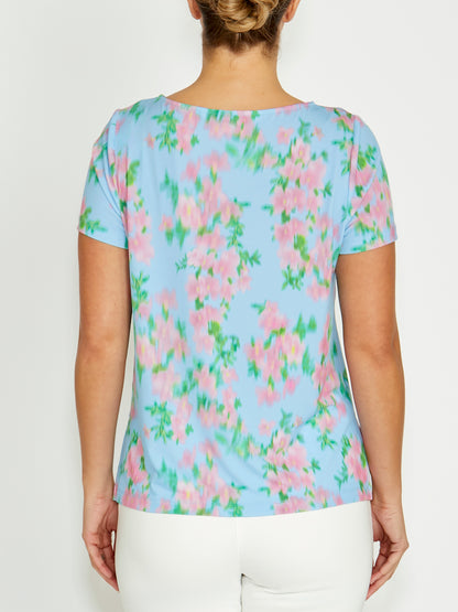 Remy Floral Haze Jersey Top
