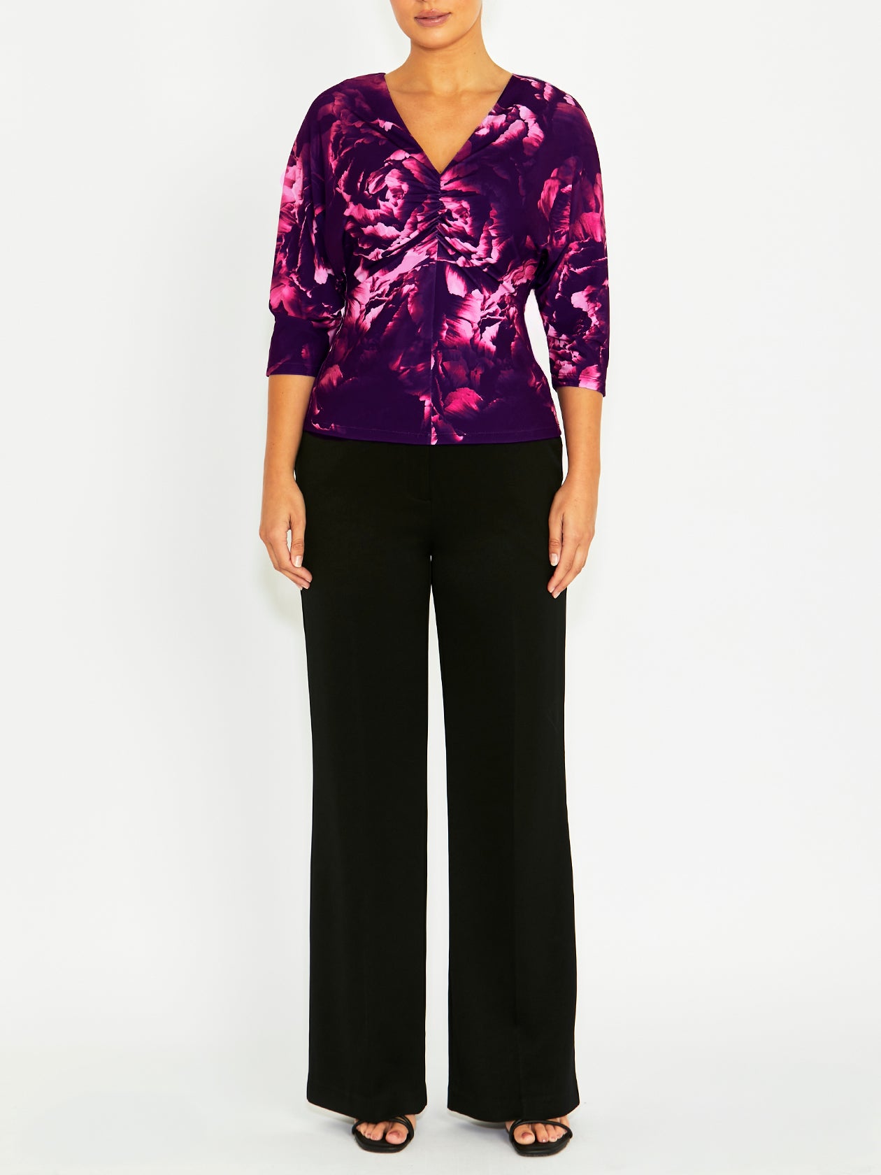 Jana Fuchsia Rose Jersey Top