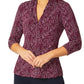 Cora Berry Confetti Jersey Top