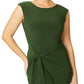 Loren Olive Jersey Dress