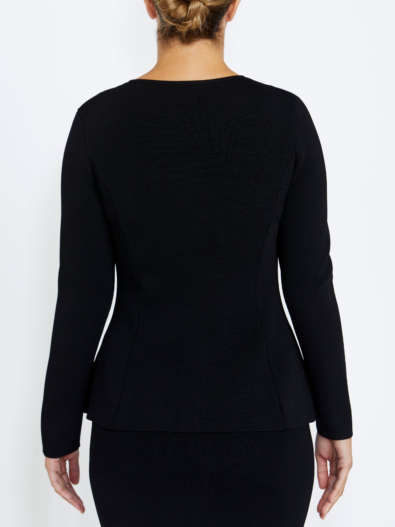 Trinity Black Knit Jacket