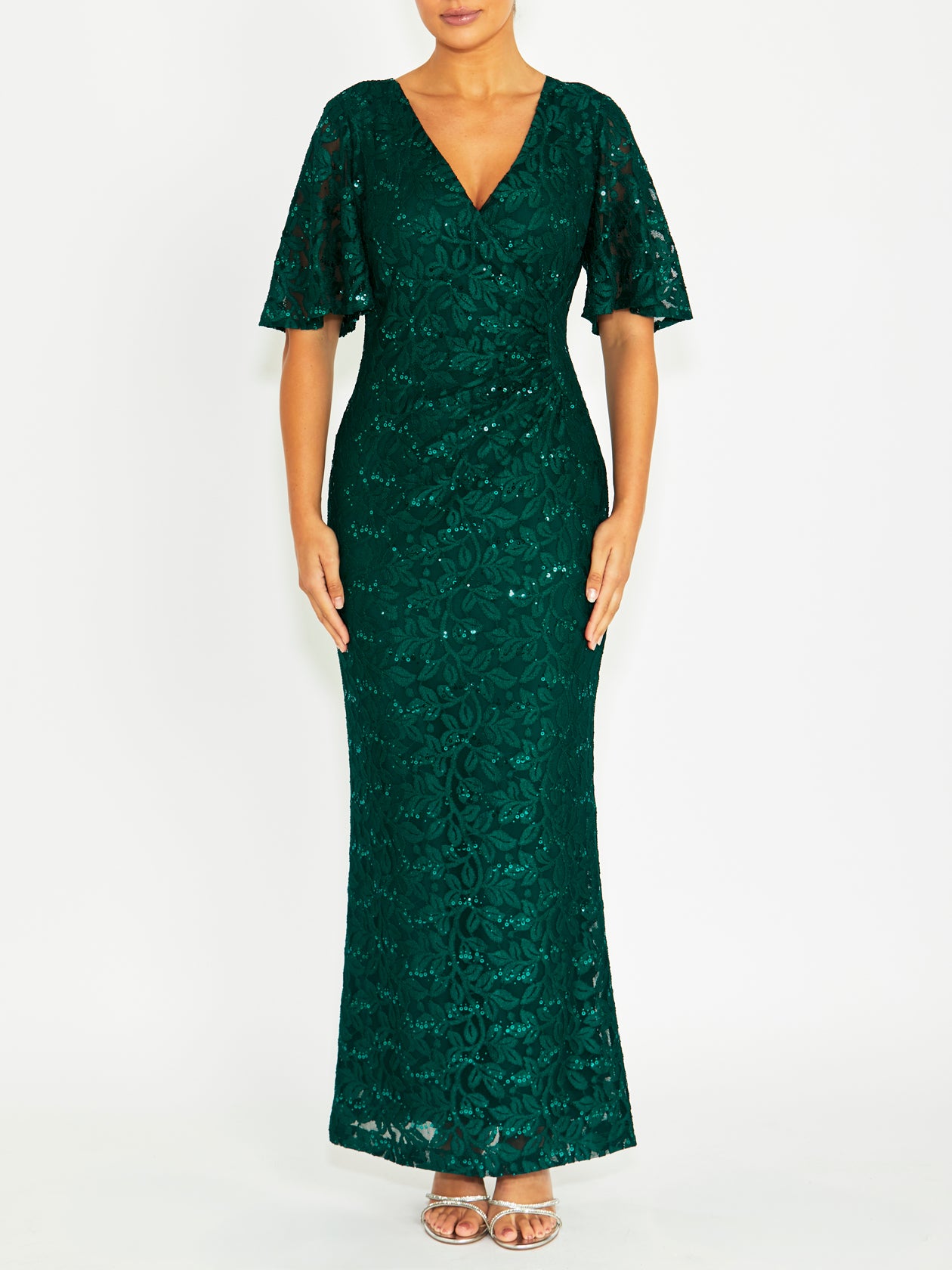 Esme Forest Lace Gown