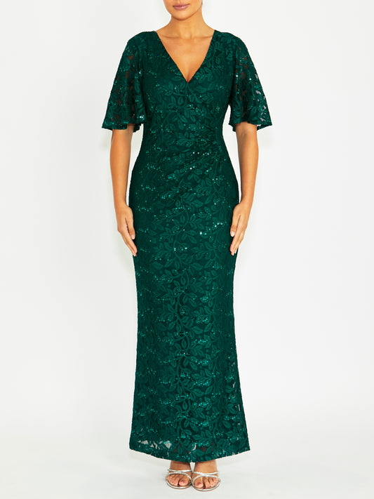 Esme Forest Lace Gown