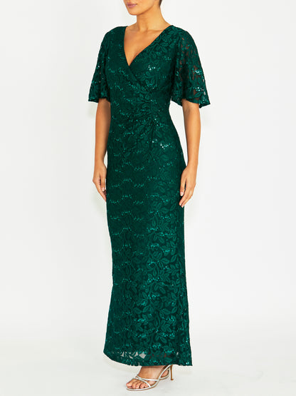 Esme Forest Lace Gown