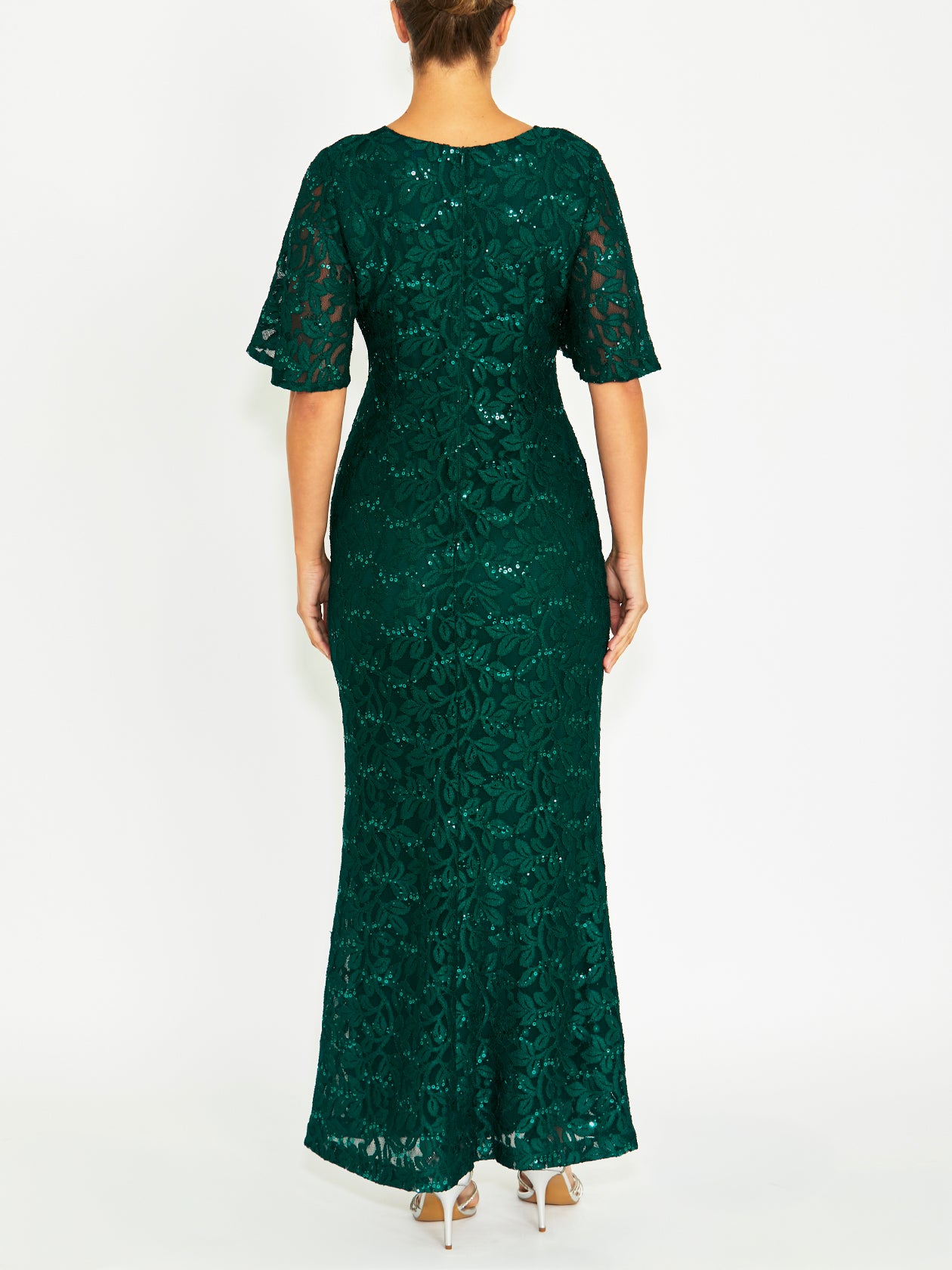 Esme Forest Lace Gown