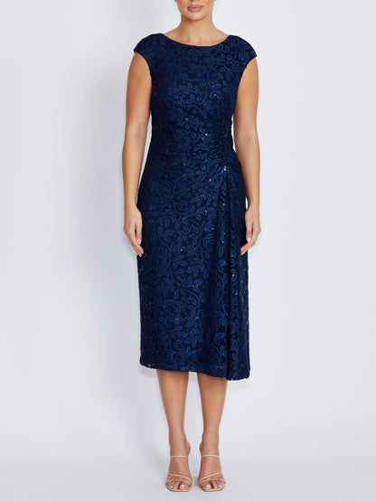 Harriet Navy Lace Dress