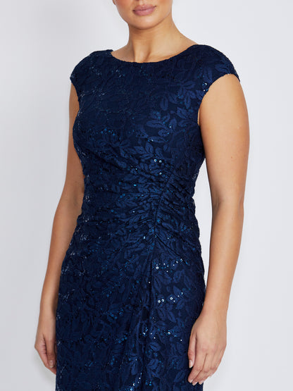 Harriet Navy Lace Dress