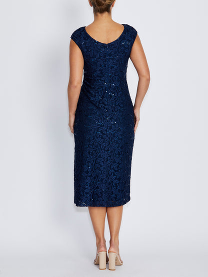 Harriet Navy Lace Dress