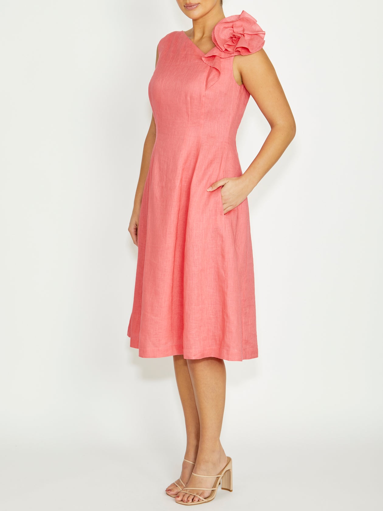 Everly Coral Dress
