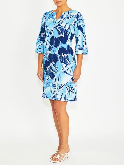 Carlie Glacier Linen Dress