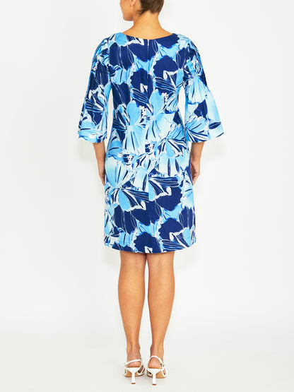 Carlie Glacier Linen Dress