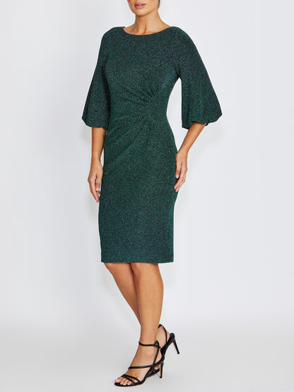 Elette Forest Lurex Dress
