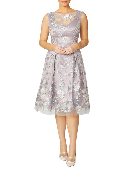 Ophelia Silver A-Line Dress