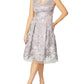 Ophelia Silver A-Line Dress