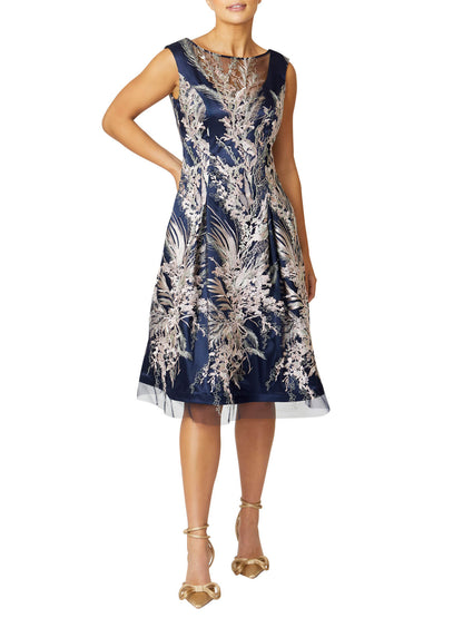 Ophelia Navy A-Line Dress