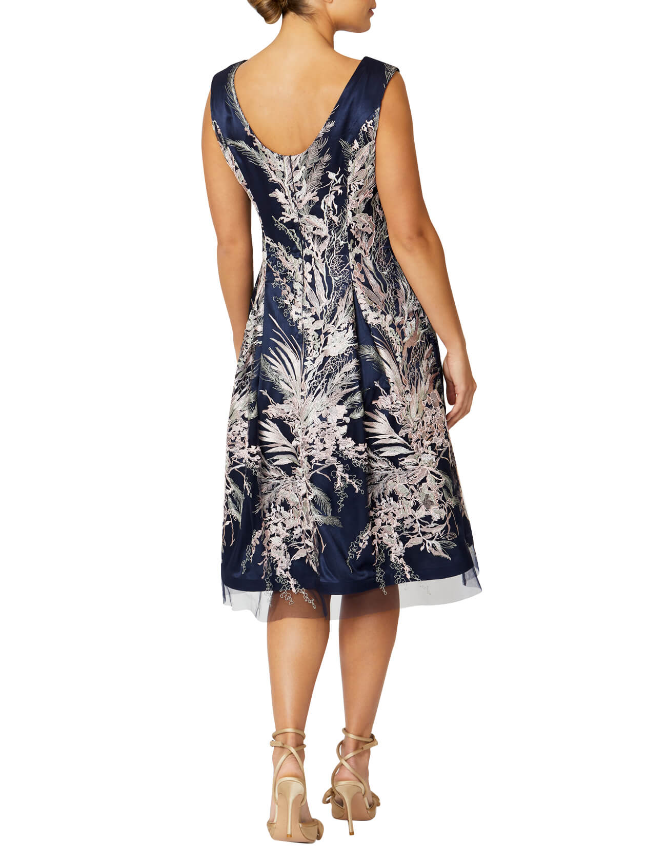 Ophelia Navy A-Line Dress