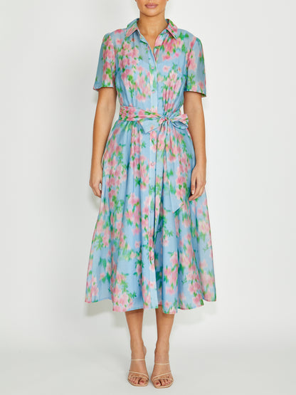 Lilliana Floral Haze Shirtdress