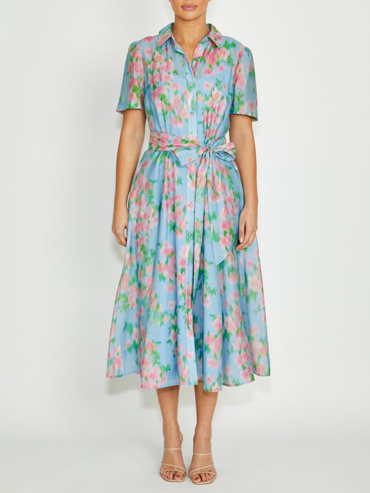 Lilliana Floral Haze Shirtdress