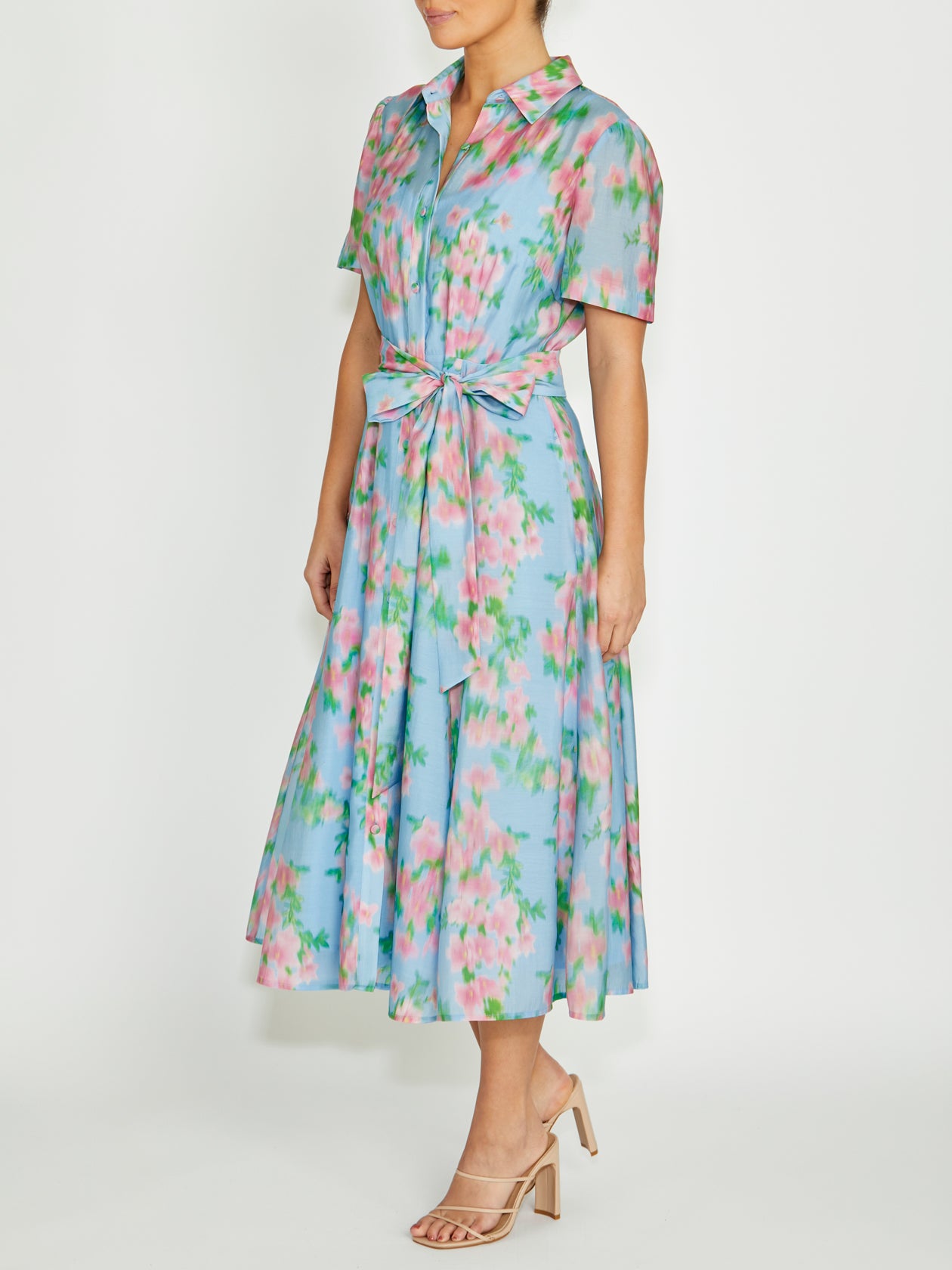 Lilliana Floral Haze Shirtdress