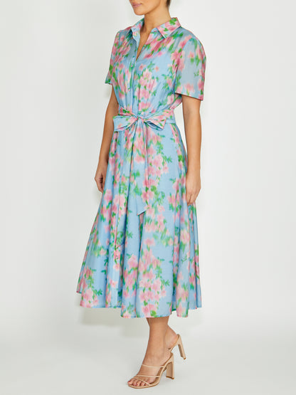 Lilliana Floral Haze Shirtdress