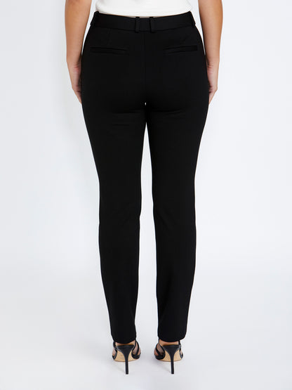 Women's Ponte Easy Fit Pant in Black | Camille