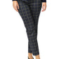 Anna Blue Check Ponti Pant