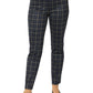 Anna Blue Check Ponti Pant