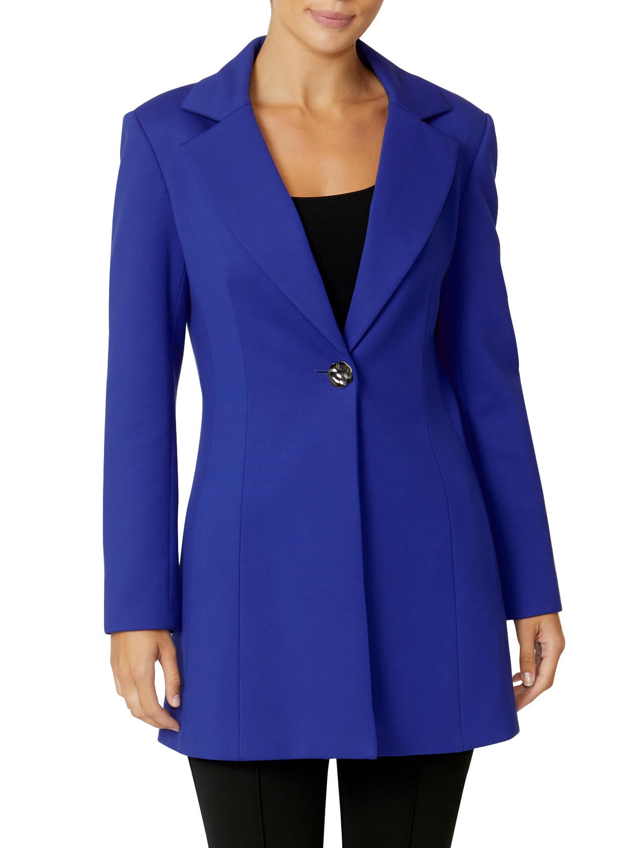 Abbey Cobalt Ponti Coat