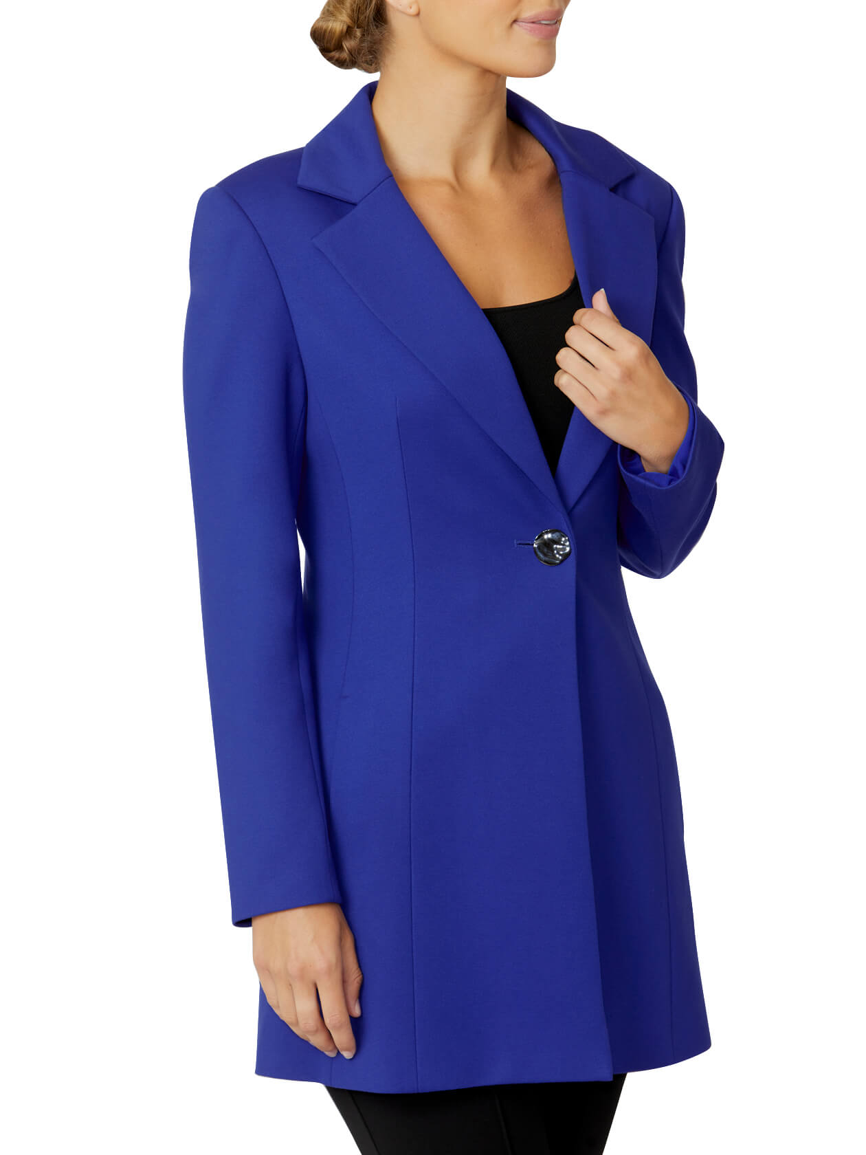 Abbey Cobalt Ponti Coat