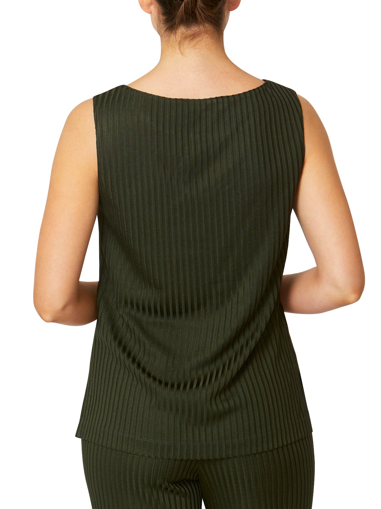Women's Ribbed Cami in Green
